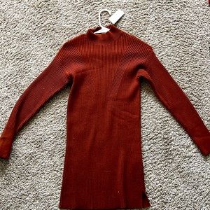 Never been worn with tags on Abercrombie ribbed sweater dress